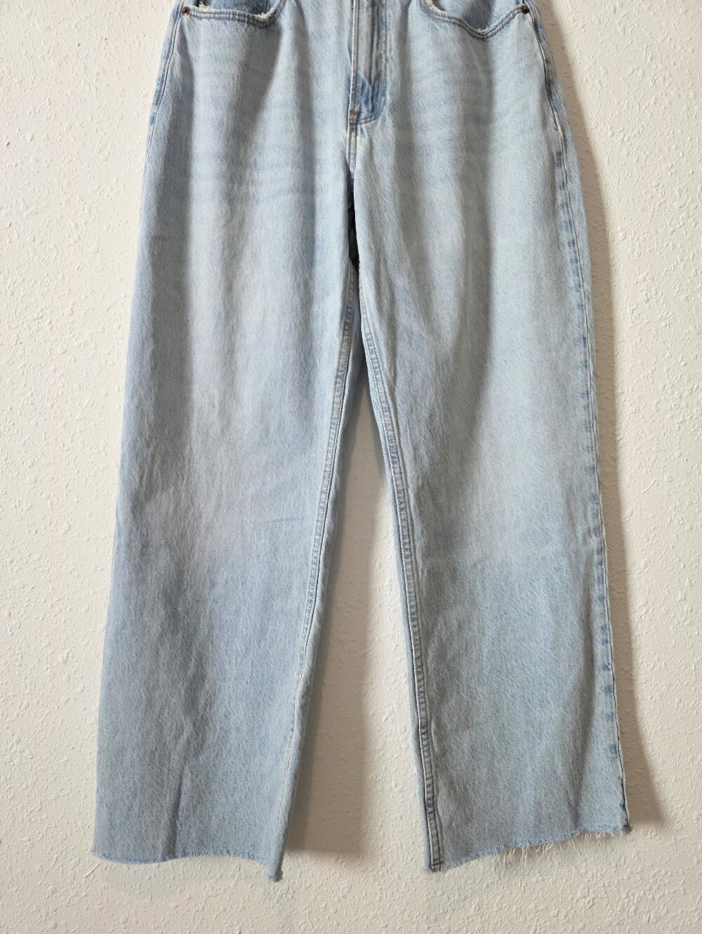 Abercrombie The Loose High Rise Jeans 27/4 short - Picture 4 of 7